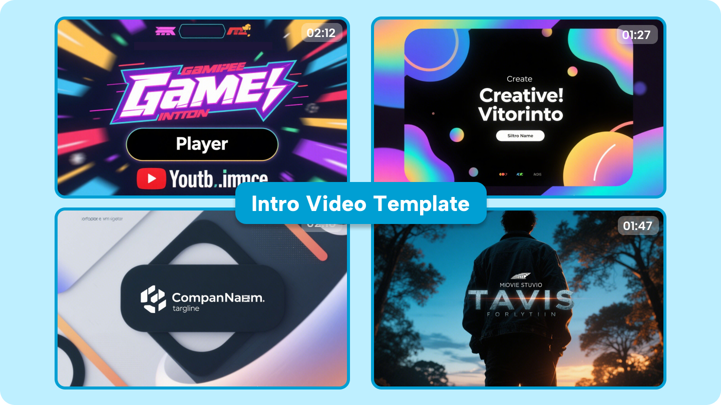 intro video template