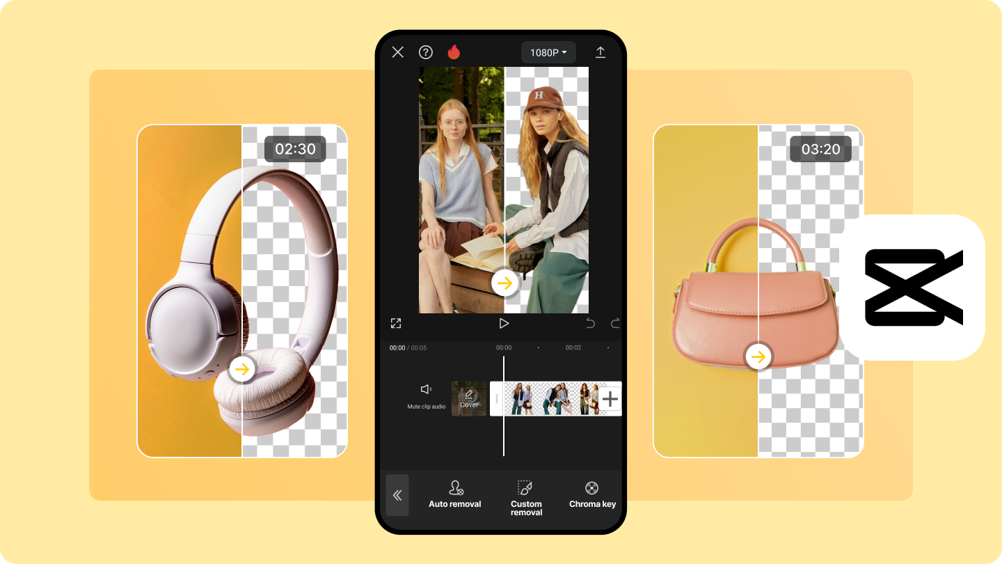 how to remove bg in capcut
