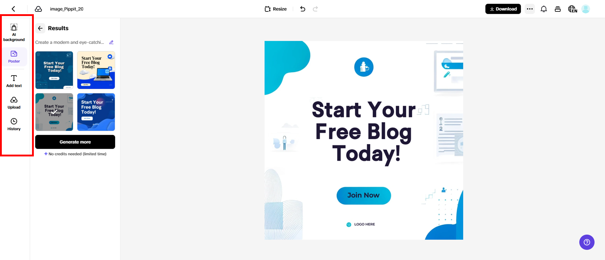 Customize your poster