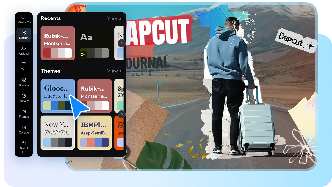 AI editing tools in CapCut's photo editor for professional results