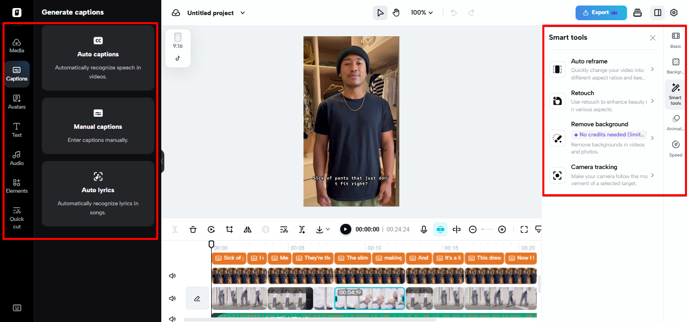 Pippit video editor