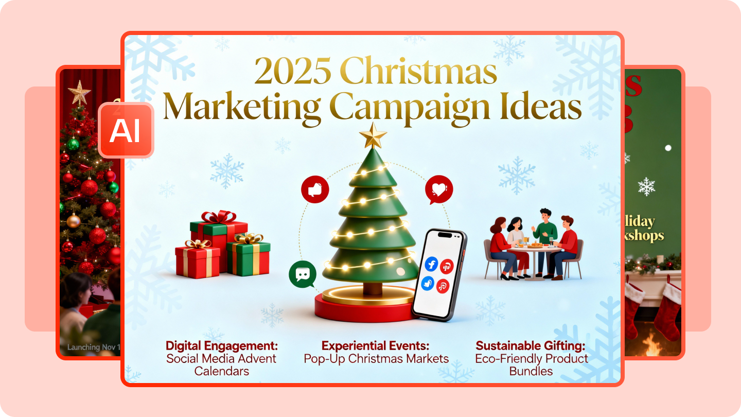 ไอเดียการตลาดคริสต์มาสพร้อมตัวอย่างจริงและข้อมูลเชิงลึก