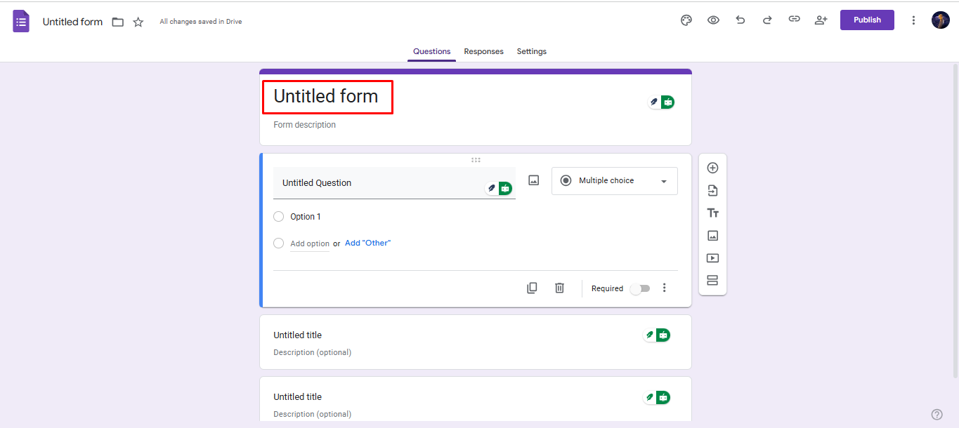 Google-Formular einrichten