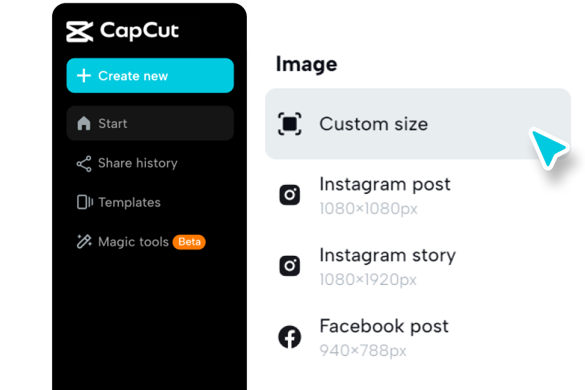 サインアップしてログインしてくださいCapCut