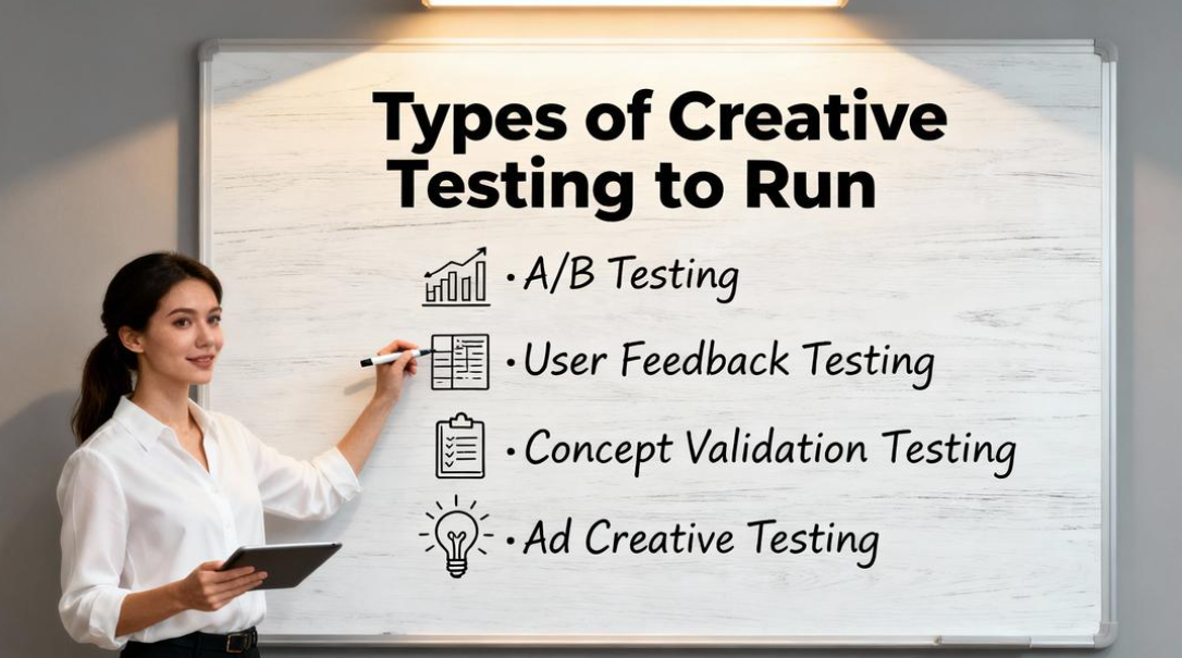 Key types of creative tests