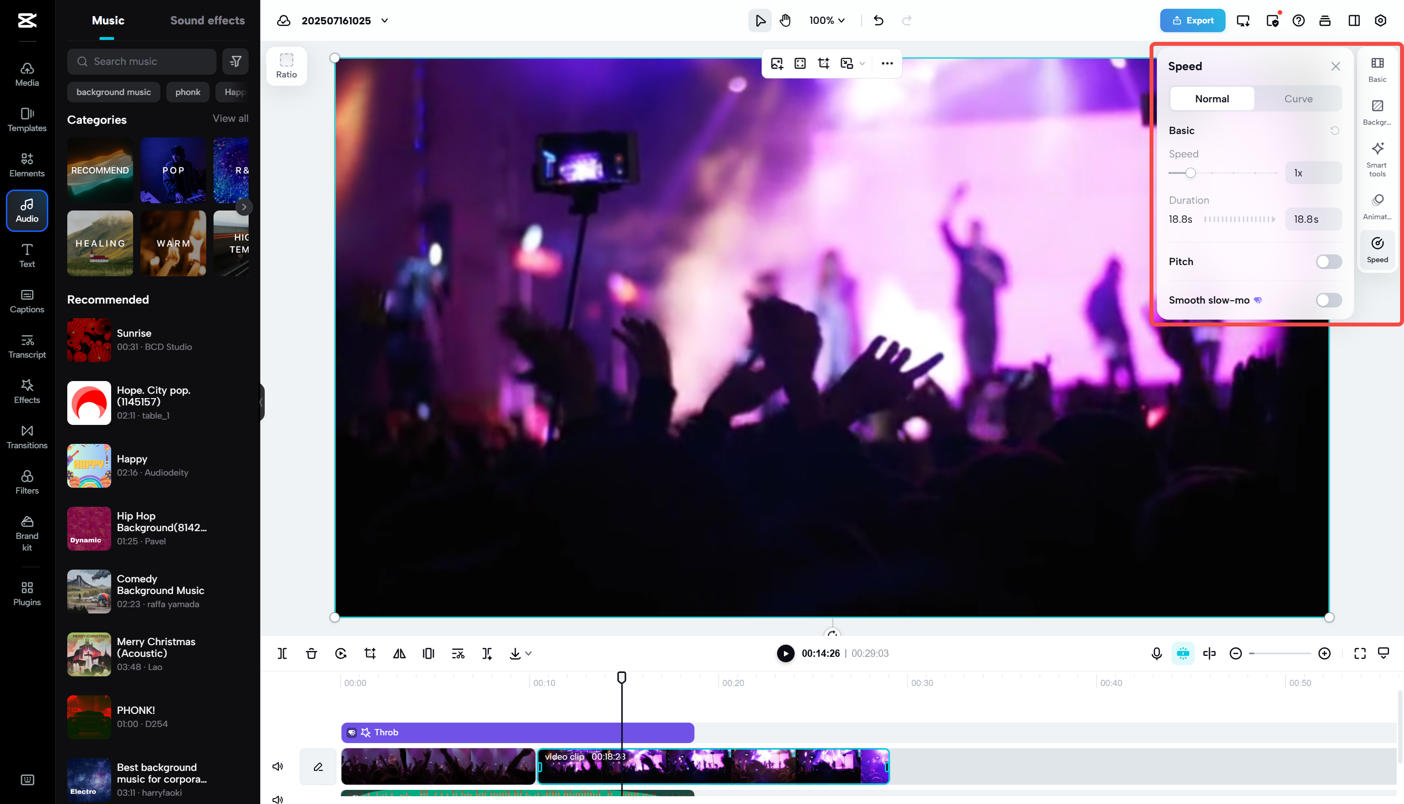steps to change the music pitch