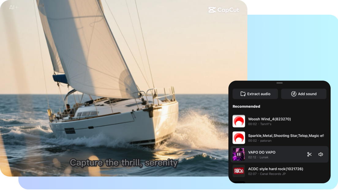 Transform script to video with CapCut