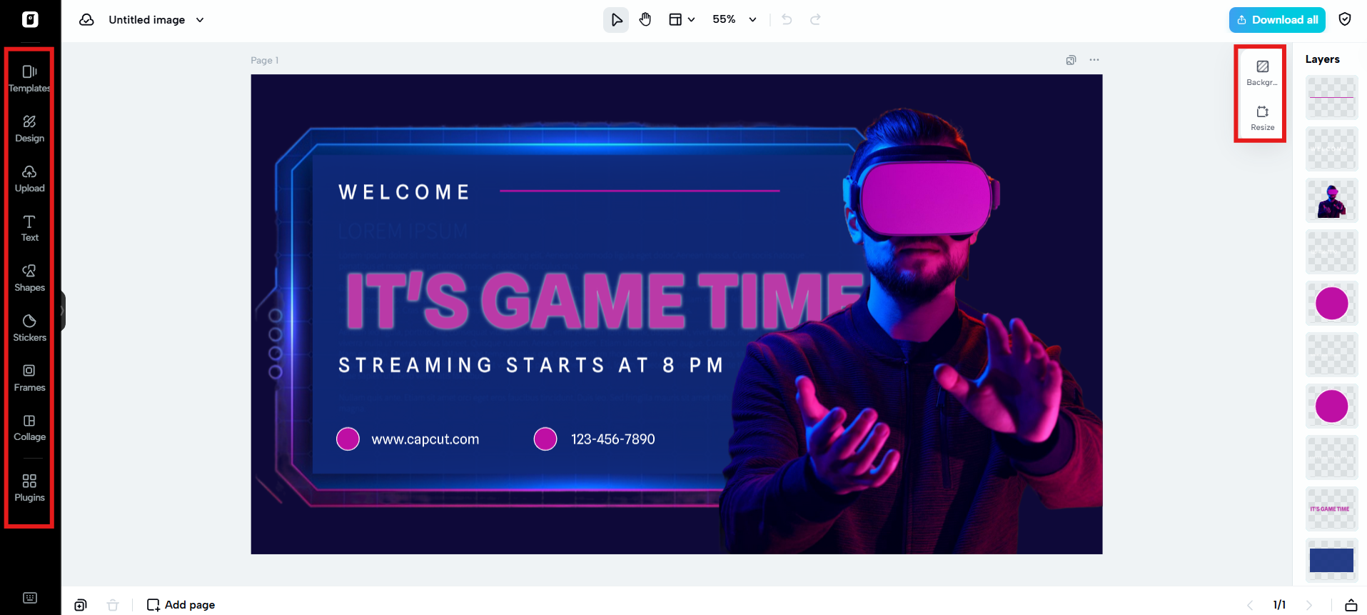 Edit and customize visuals