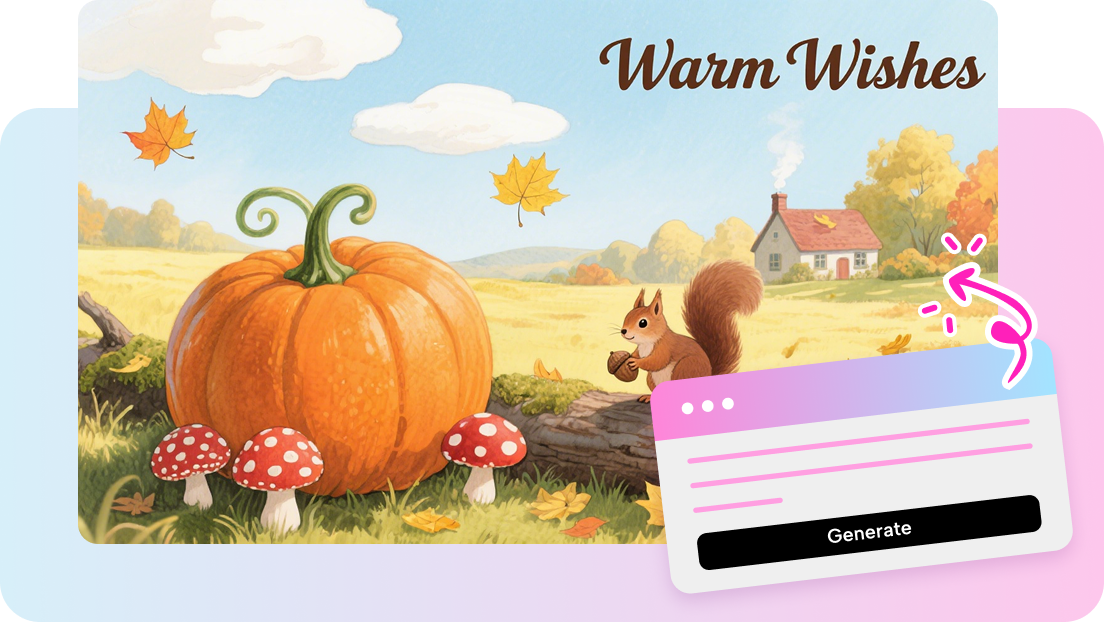 Generate greeting cards with AI