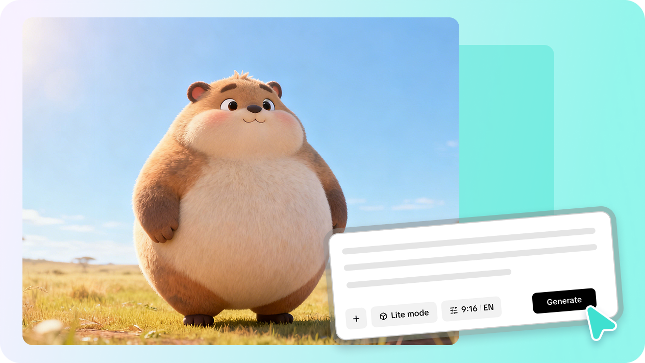 Generate AI inflated videos