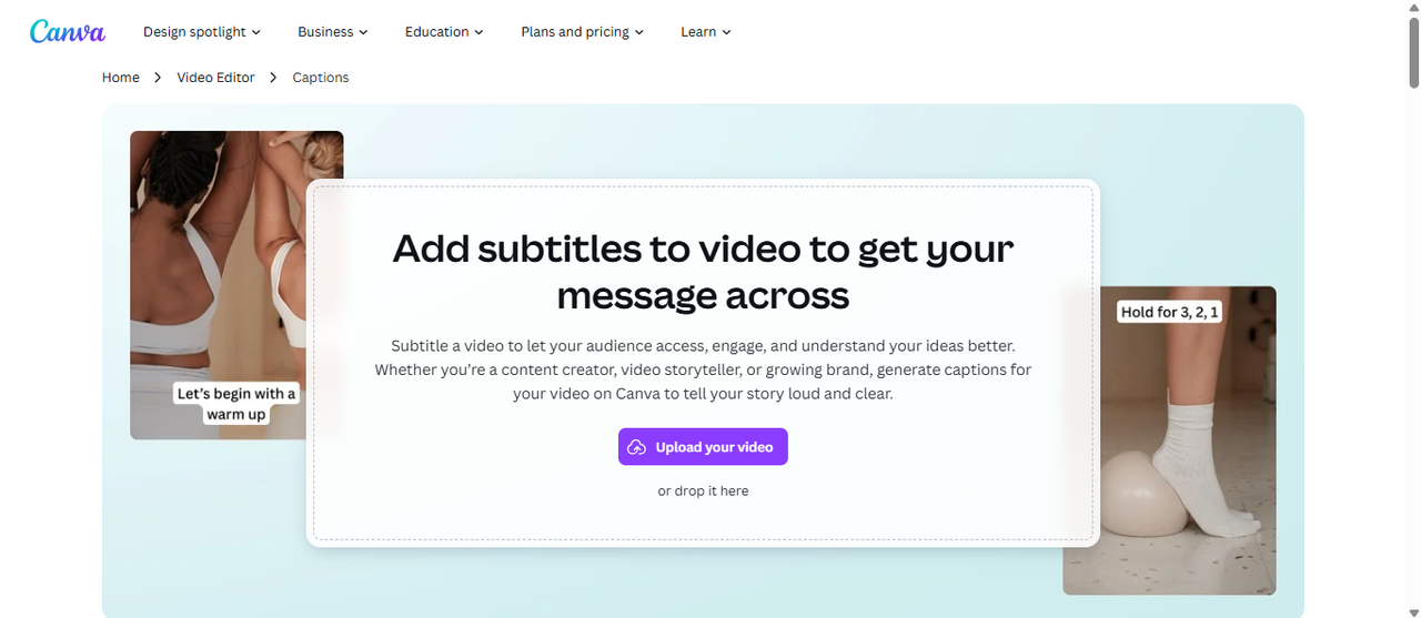 Canva's interface
