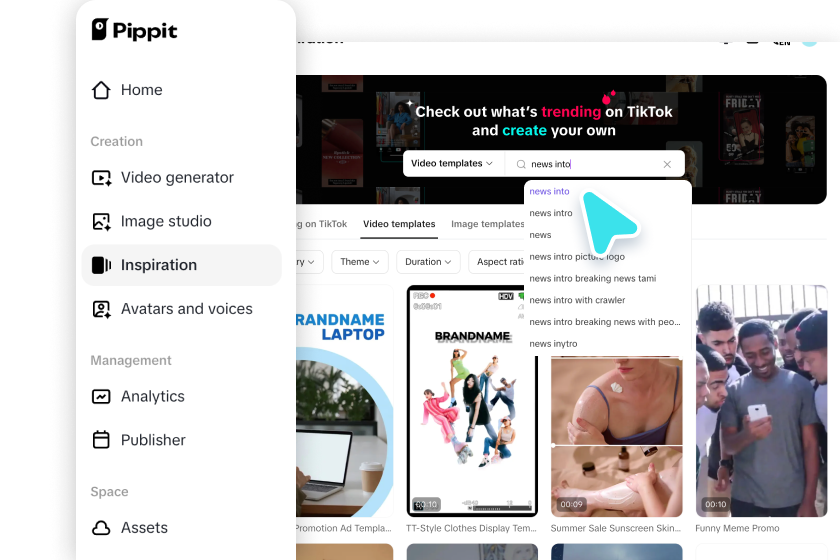 Truy cập trình tạo video