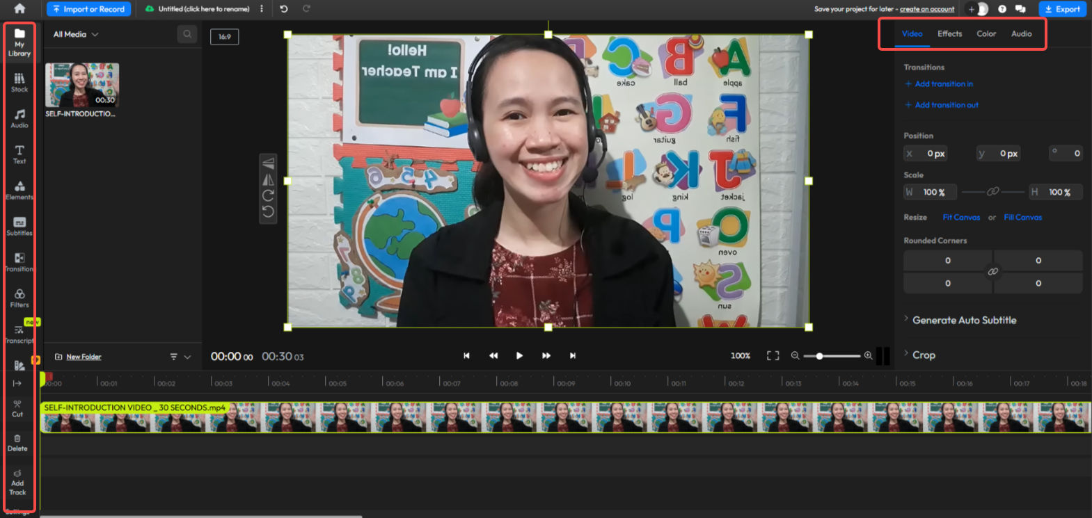 Edit and enhance your video