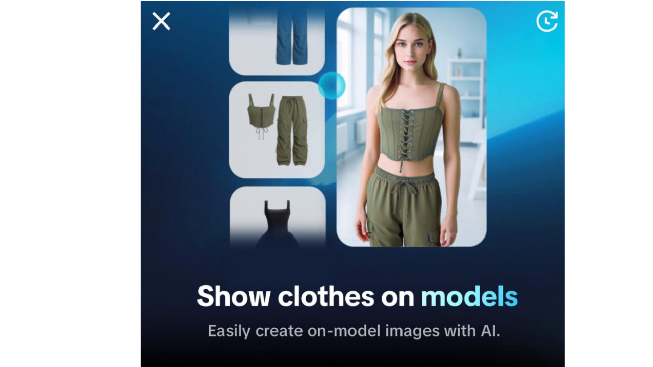 CapCut alkalmazás AI Model Generator
