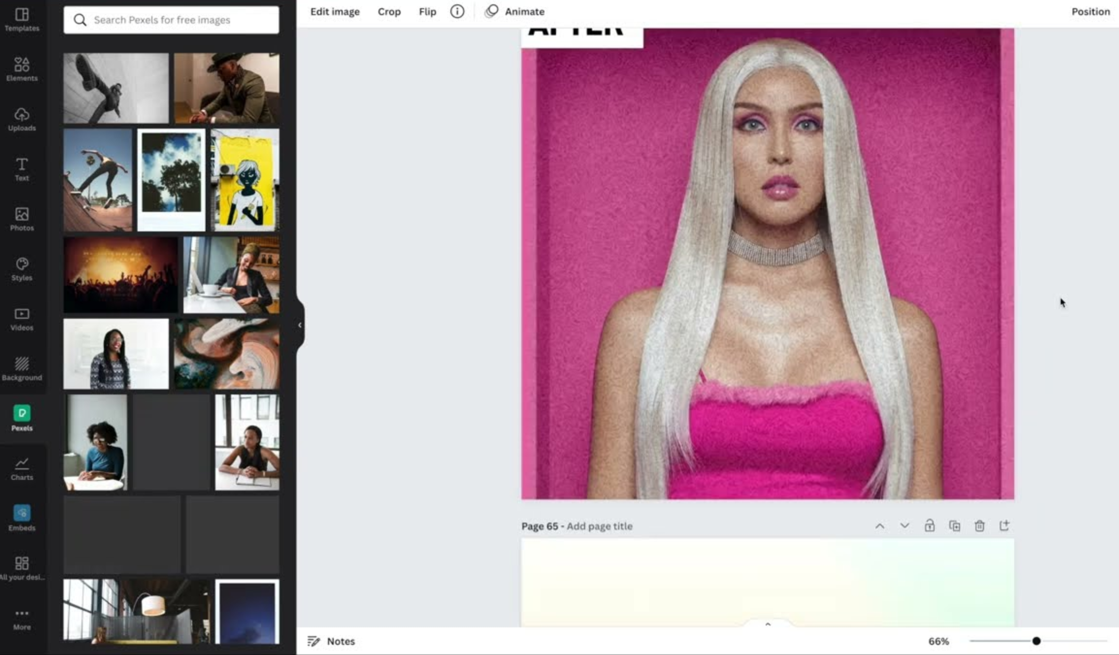 Gifgit permet aux utilisateurs d'ajouter un effet de grain photo en ligne