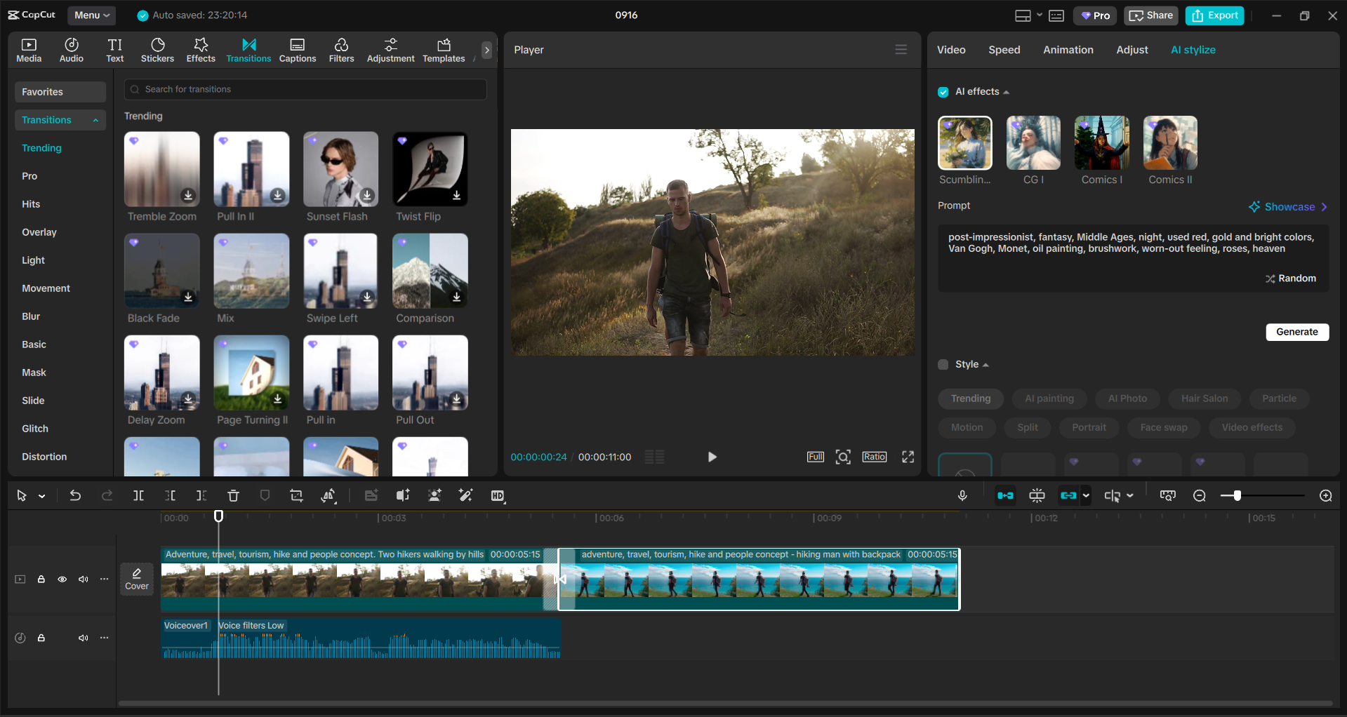 Interface of the CapCut desktop video editor - an easier way to edit video content