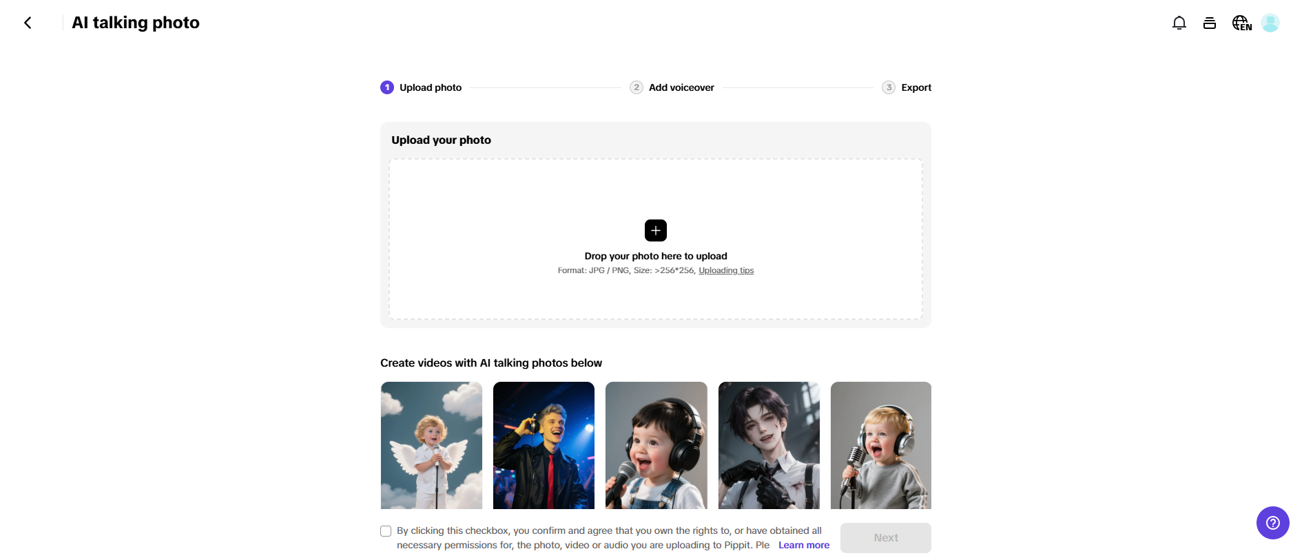AI talking photos