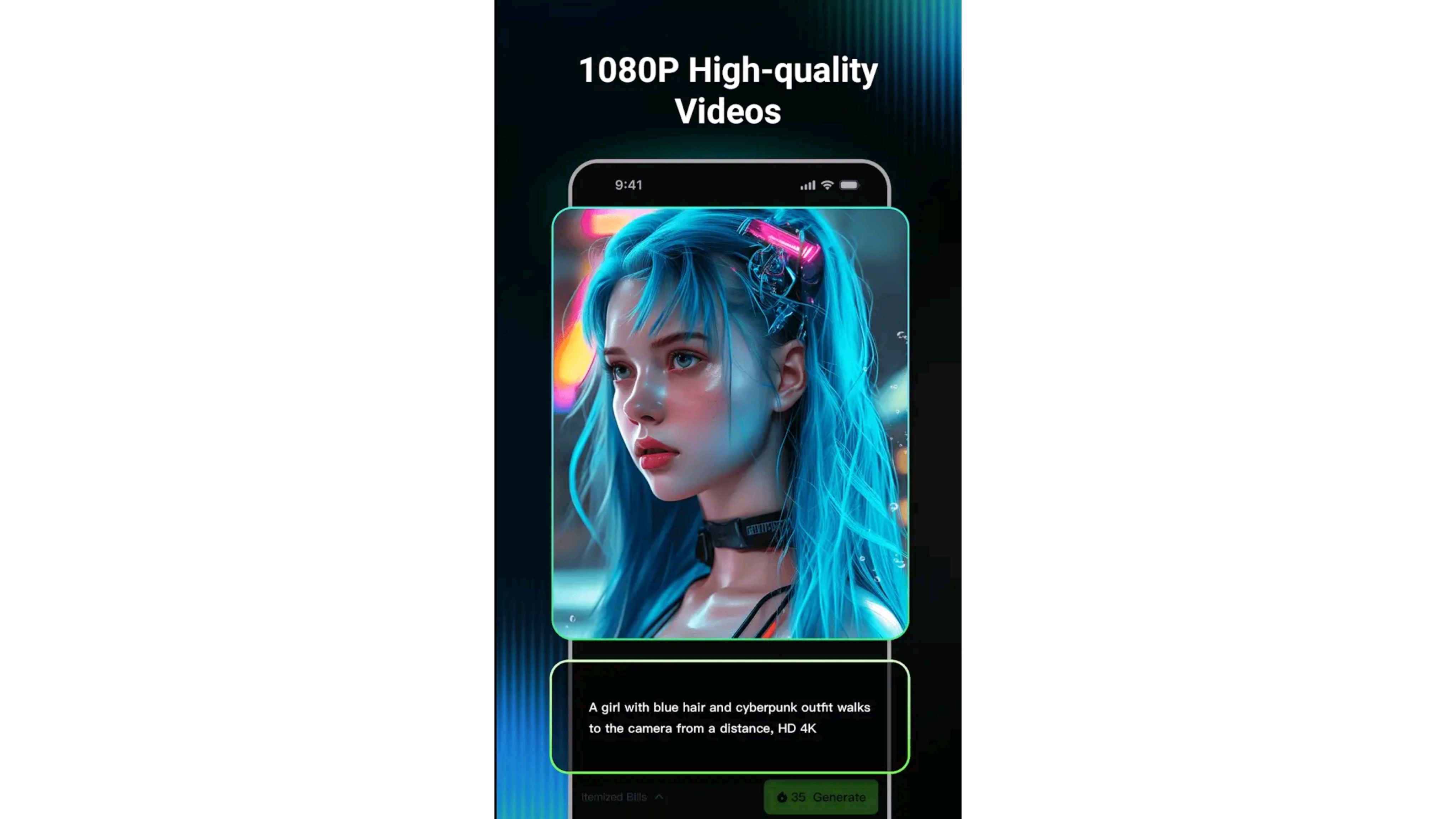 Kling AI text to video - Interface