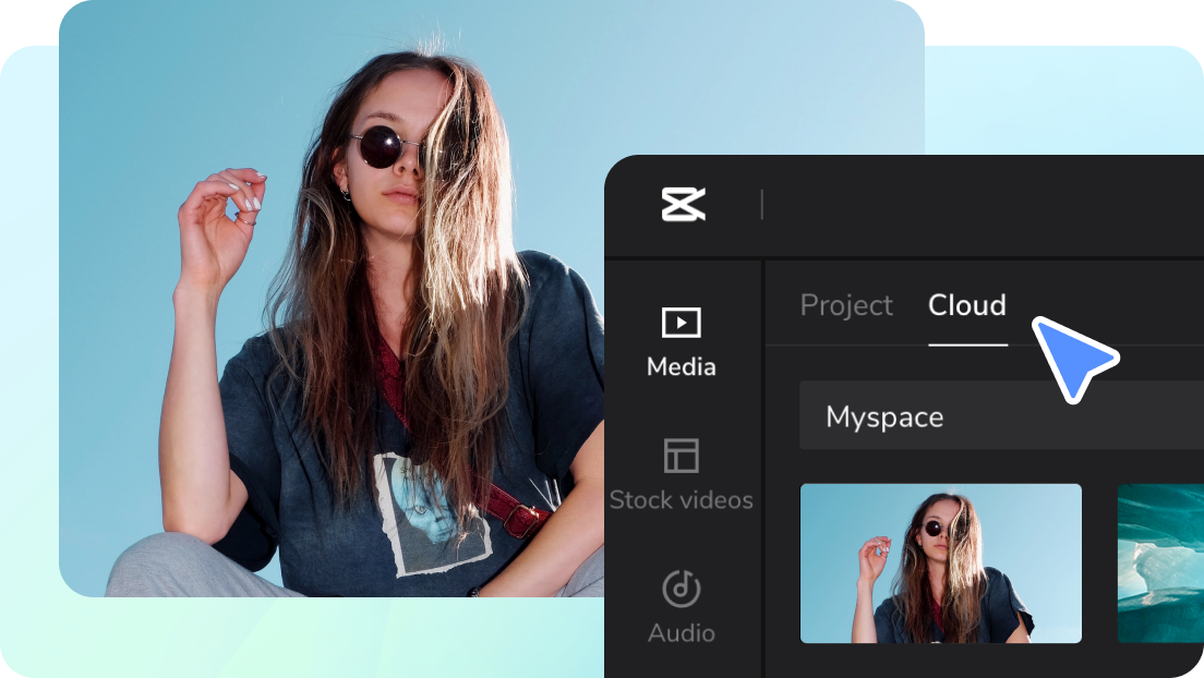 Interface of Video Resolution changer in CapCut