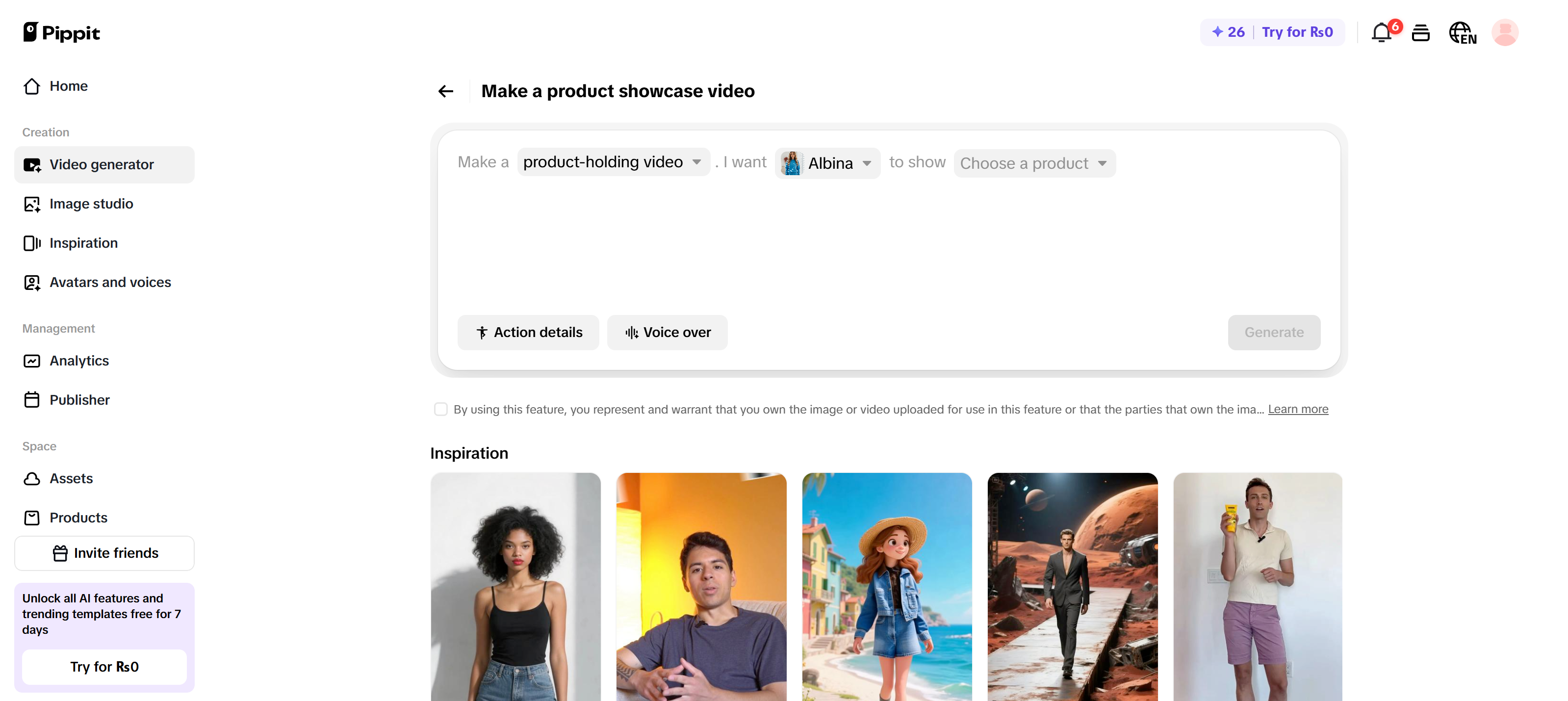 Tampilkan produk Anda dengan gaya