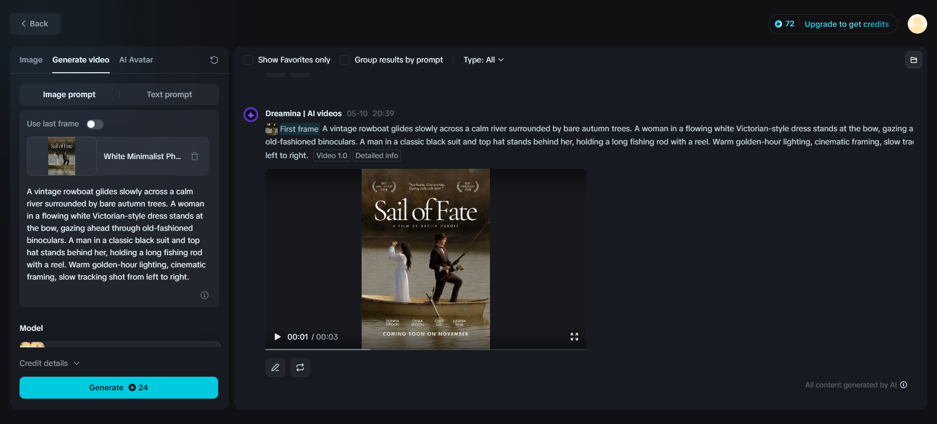 ai generate movie