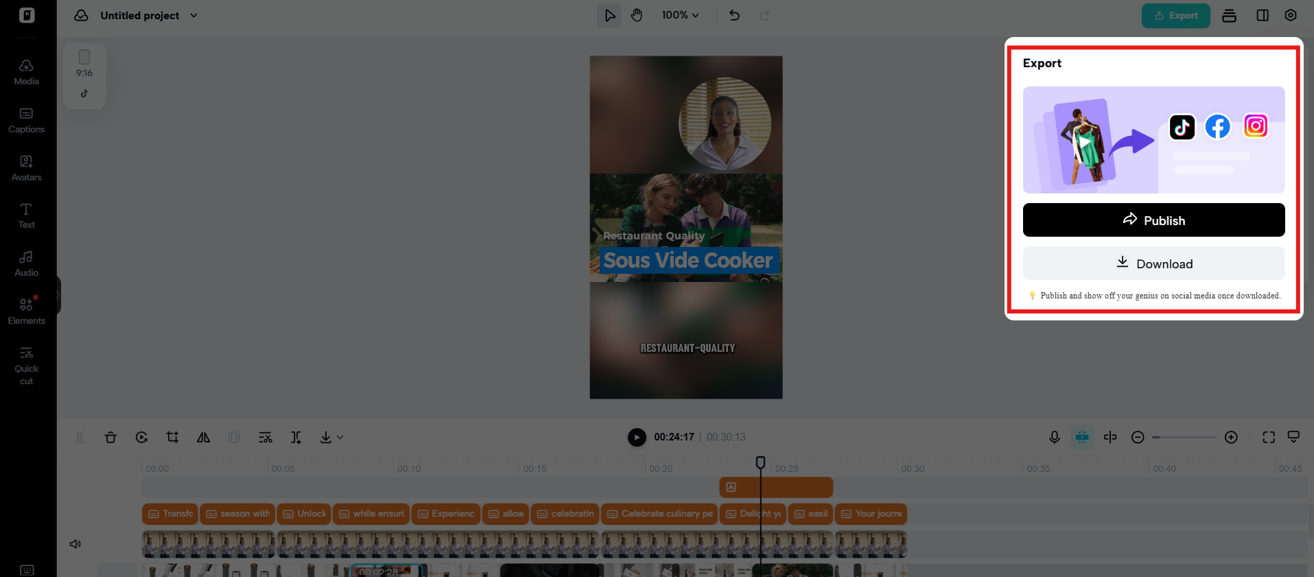 Download or publish