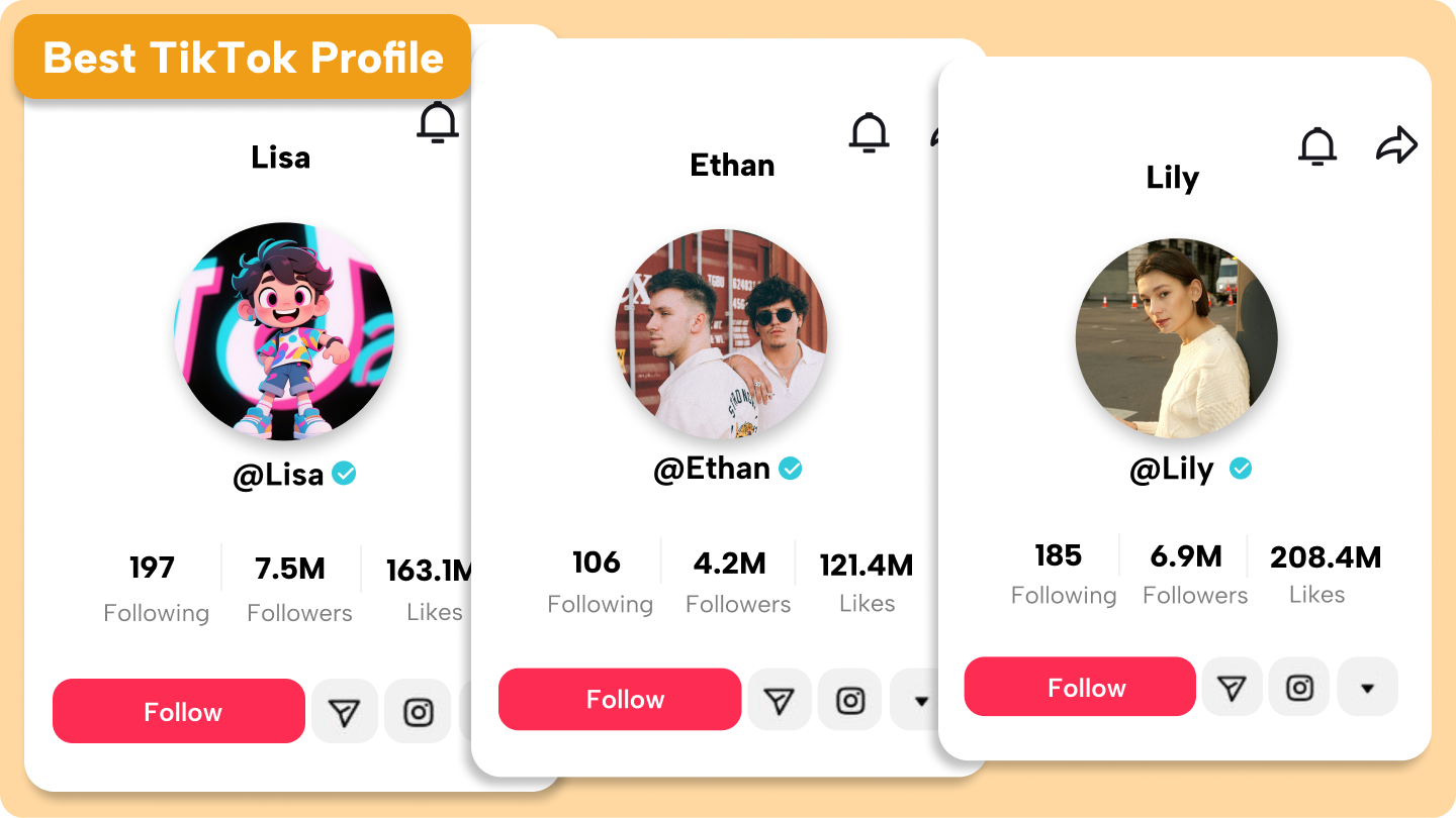 best TikTok profile