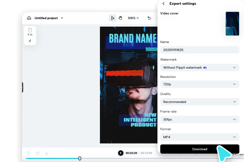 Exportujte a publikujte