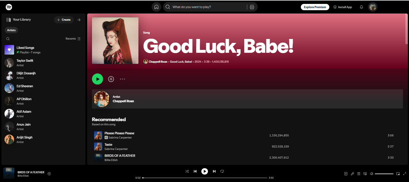 Powodzenia kochanie - popularna piosenka jednego z 200 najlepszych artystów Spotify