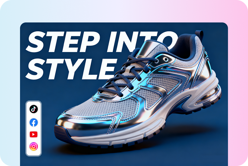 Eye-catching 3D poster