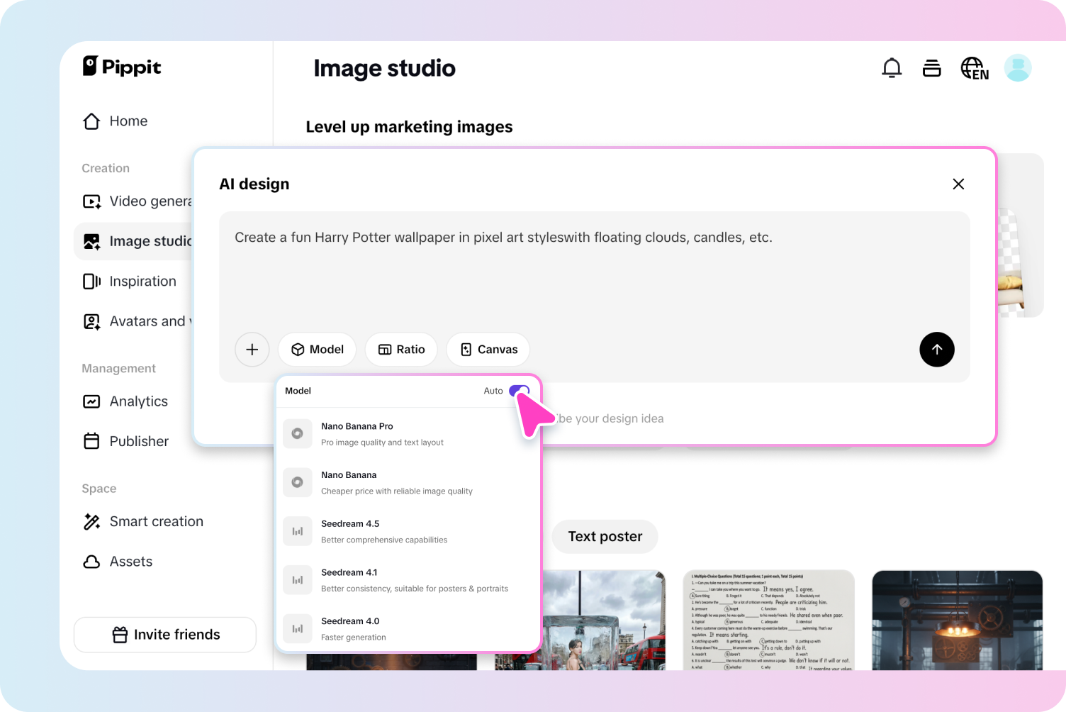 Create Harry Potter wallpaper