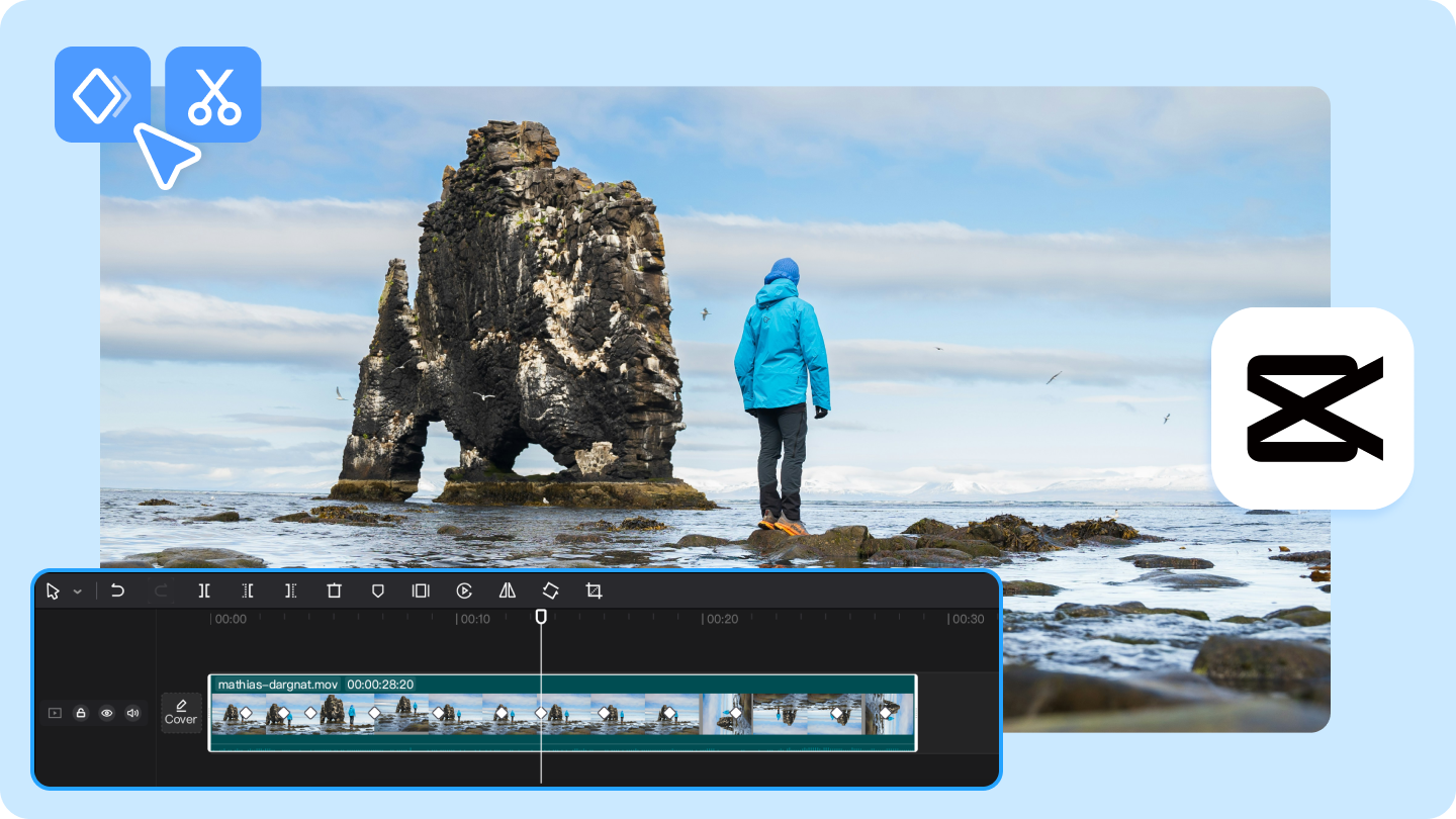 Keyframes Animation in CapCut PC