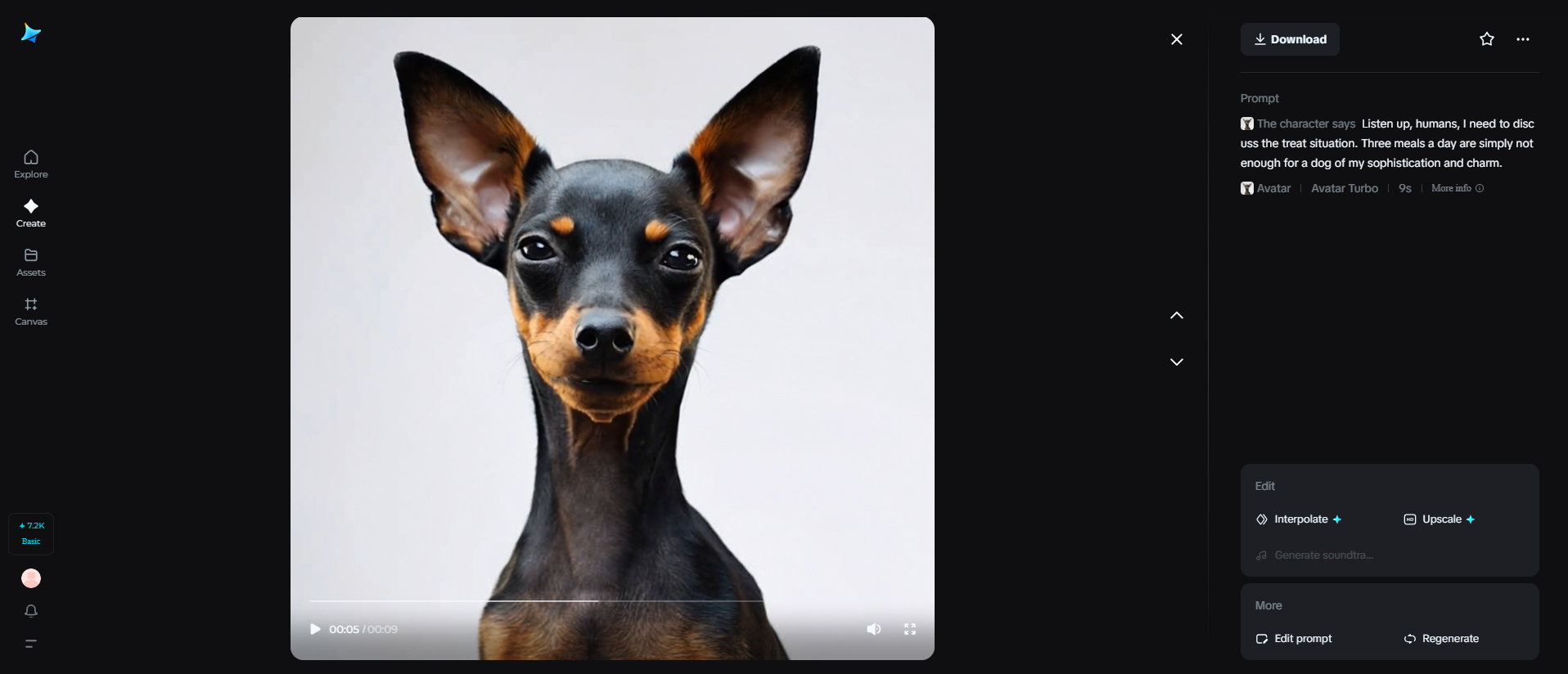 Pet animation magic