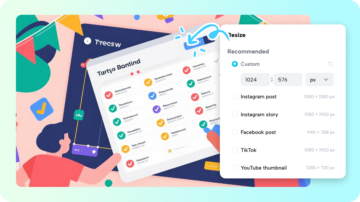 Customizable party planning templates