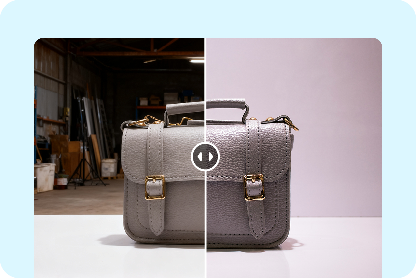 Clear product showcase