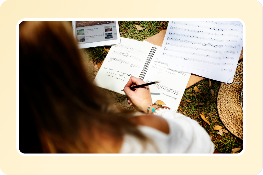 Fully customize your song using CapCut's AI song maker