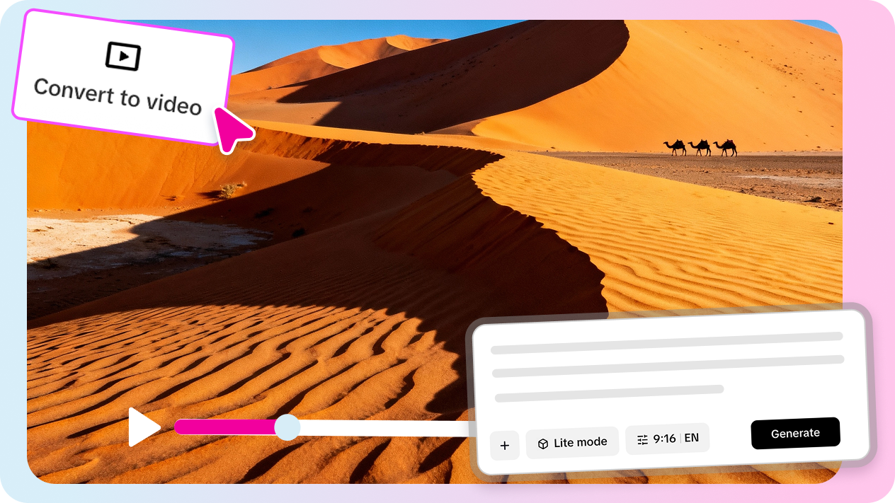 Image to video generator