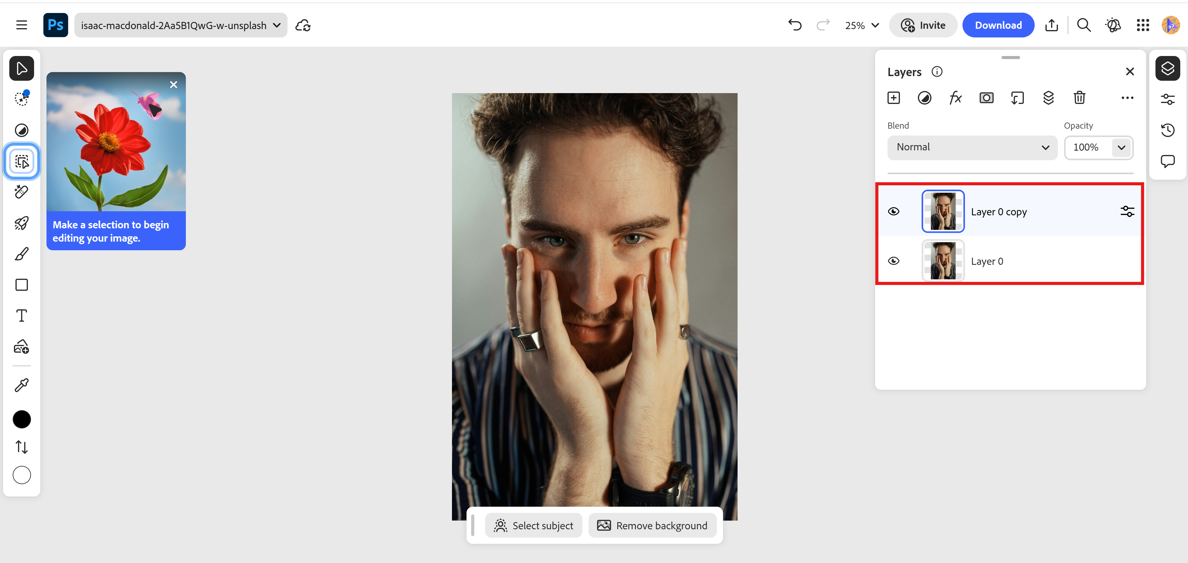 Photoshop を使用して写真を絵画に変換する