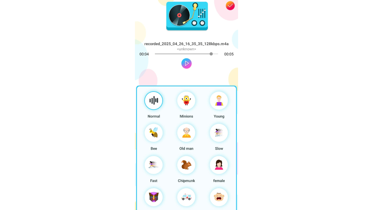 Voice changer - funny recorder
