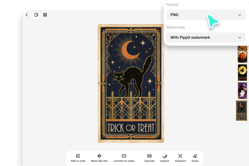 Laden Sie Ihr Halloween-Poster herunter.