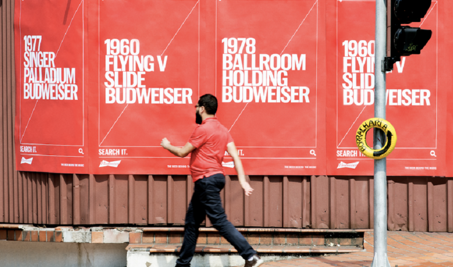 Budweiser 'ın basılı reklamı
