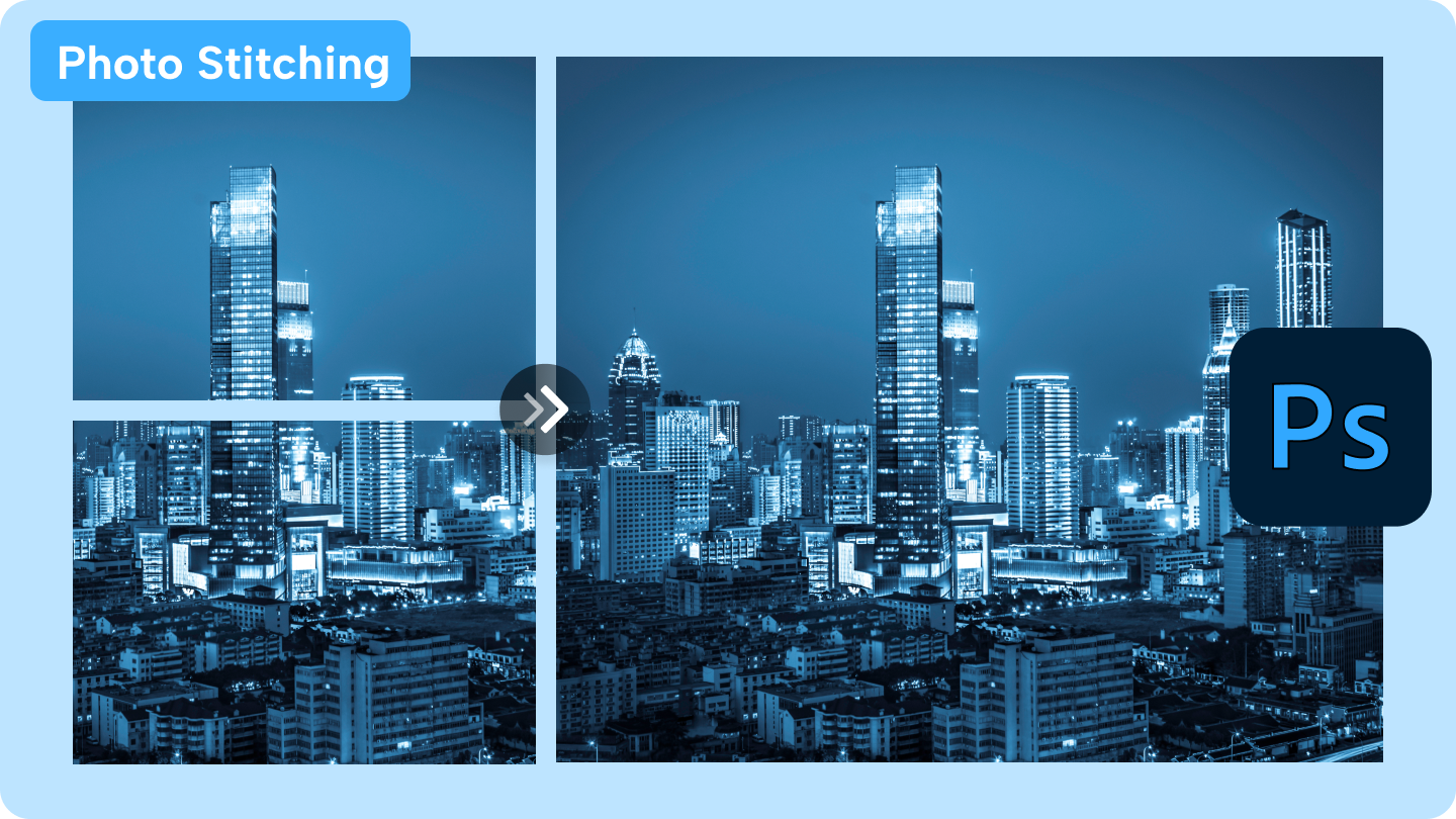 Photoshop Stich Bilder