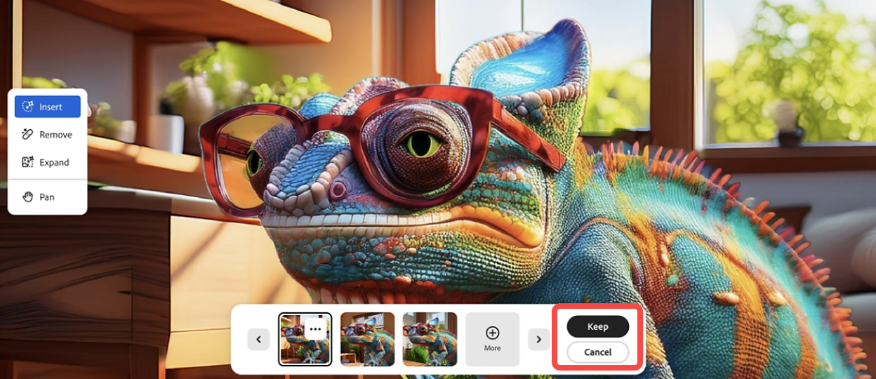 Sử dụng công cụ điền sáng tạo Adobe Firefly