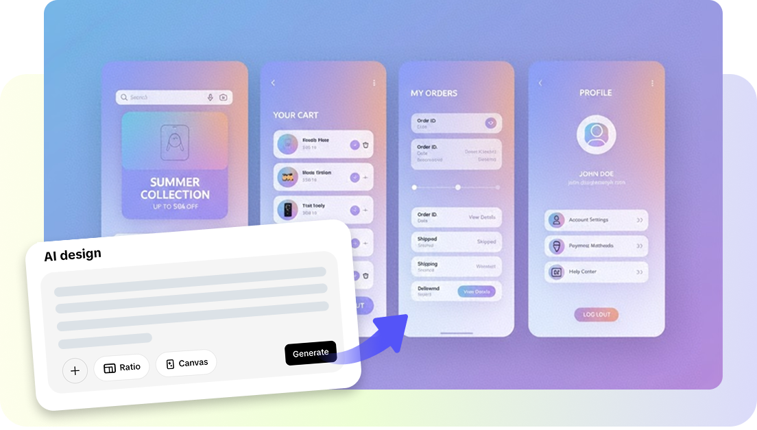 Herramienta de diseño con inteligencia artificial para crear UI