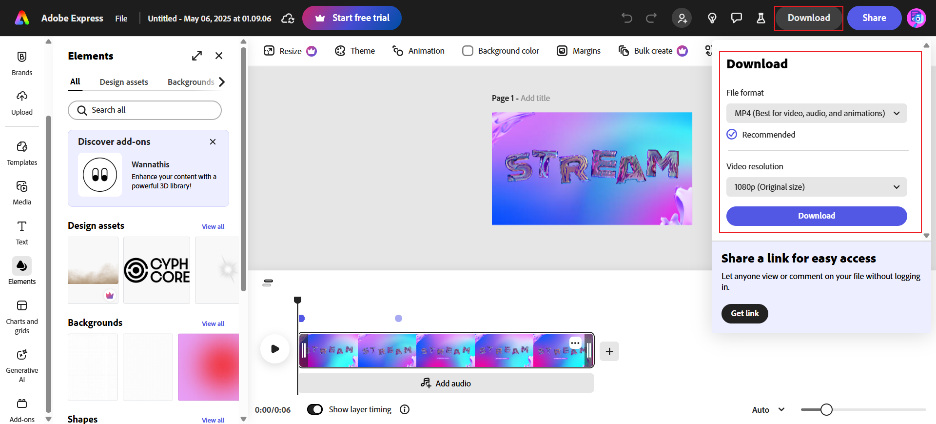 cara membuat intro ke video YouTube