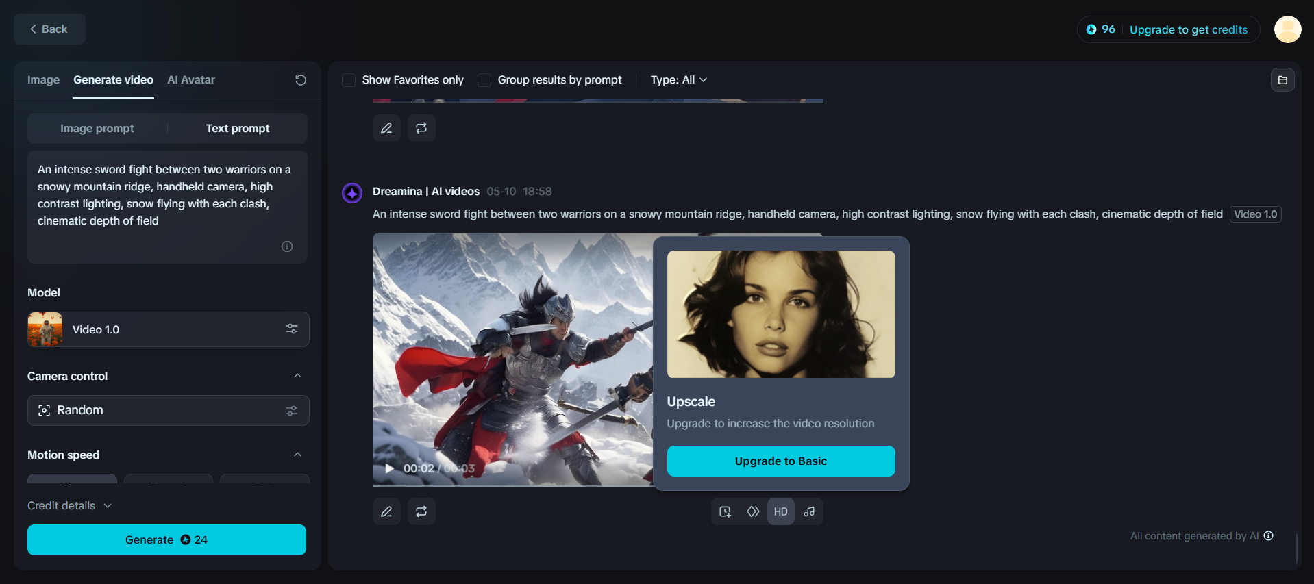 ai generated movies