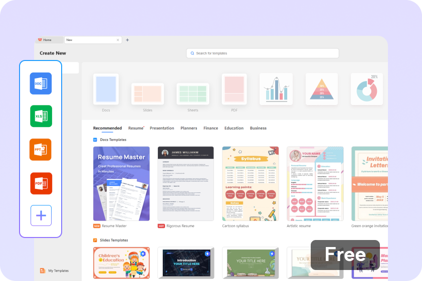 Free and Powerful