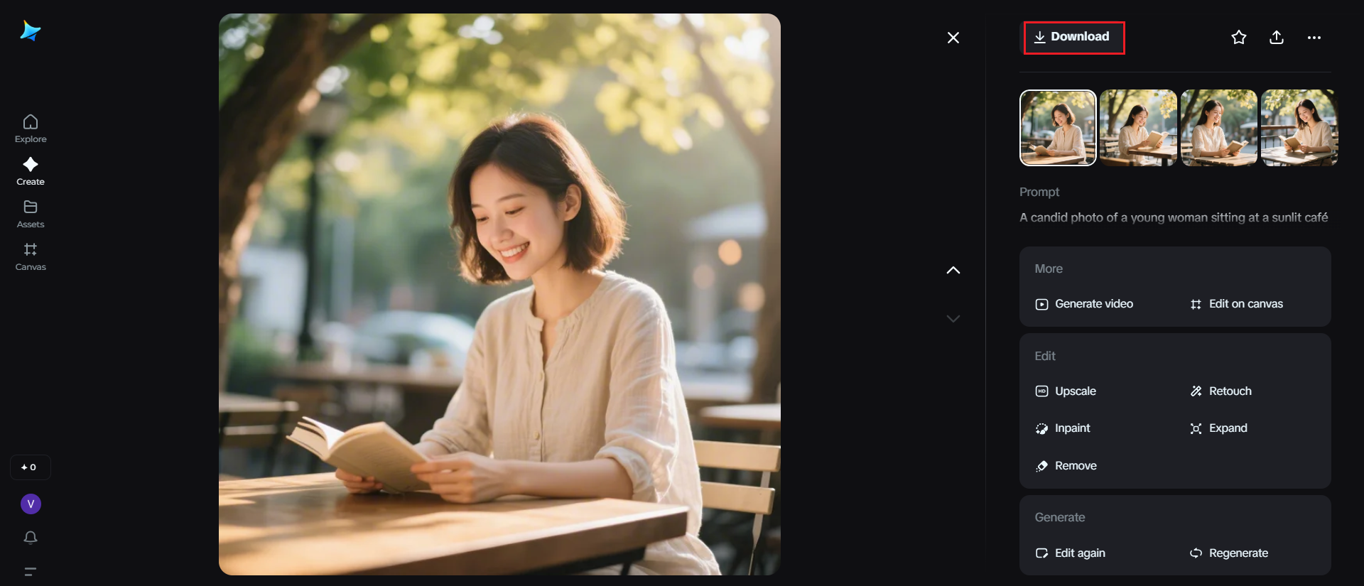 hình ảnh thực tế AI