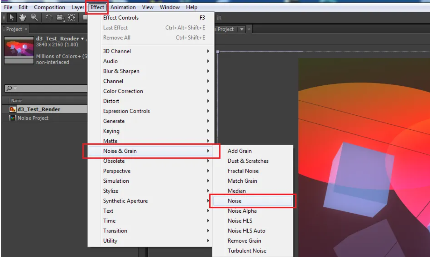 Showing how to create a glitch text effect in After Effects
