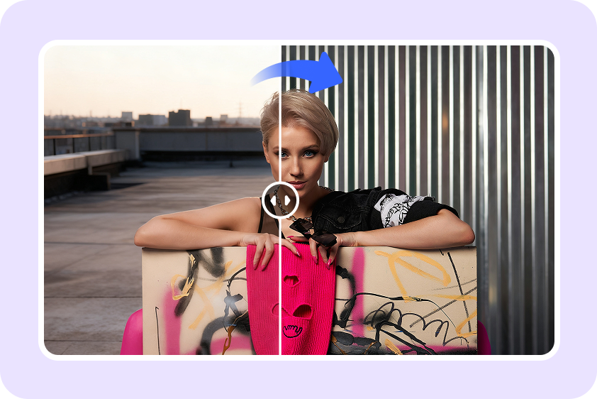AI-generated backgrounds in CapCut for social media posts